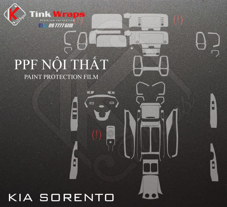 ppf nội thất Kia Sorento