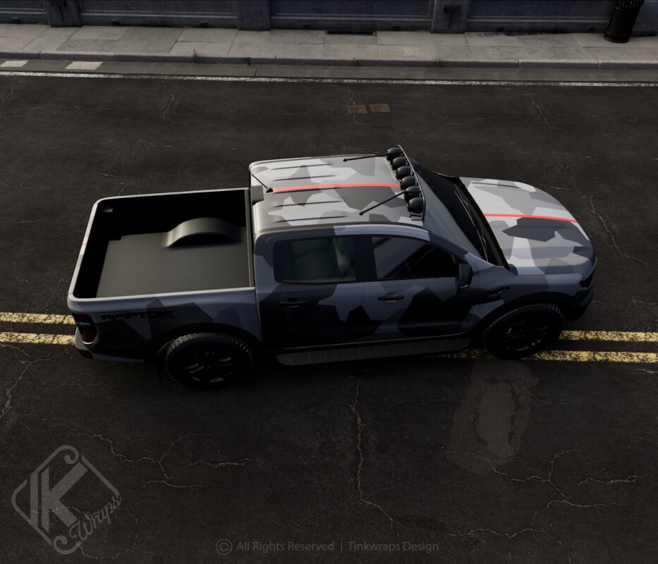 tem xe raptor camo
