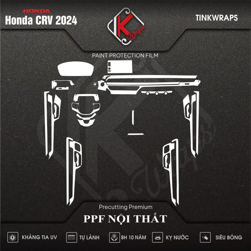Dán PPF honda crv 2024